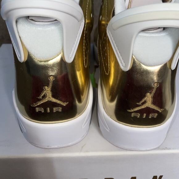 Air Jordan 6 Retro Pinnacle Metallic Gold Men size 9.5 #854271-730 Brand New